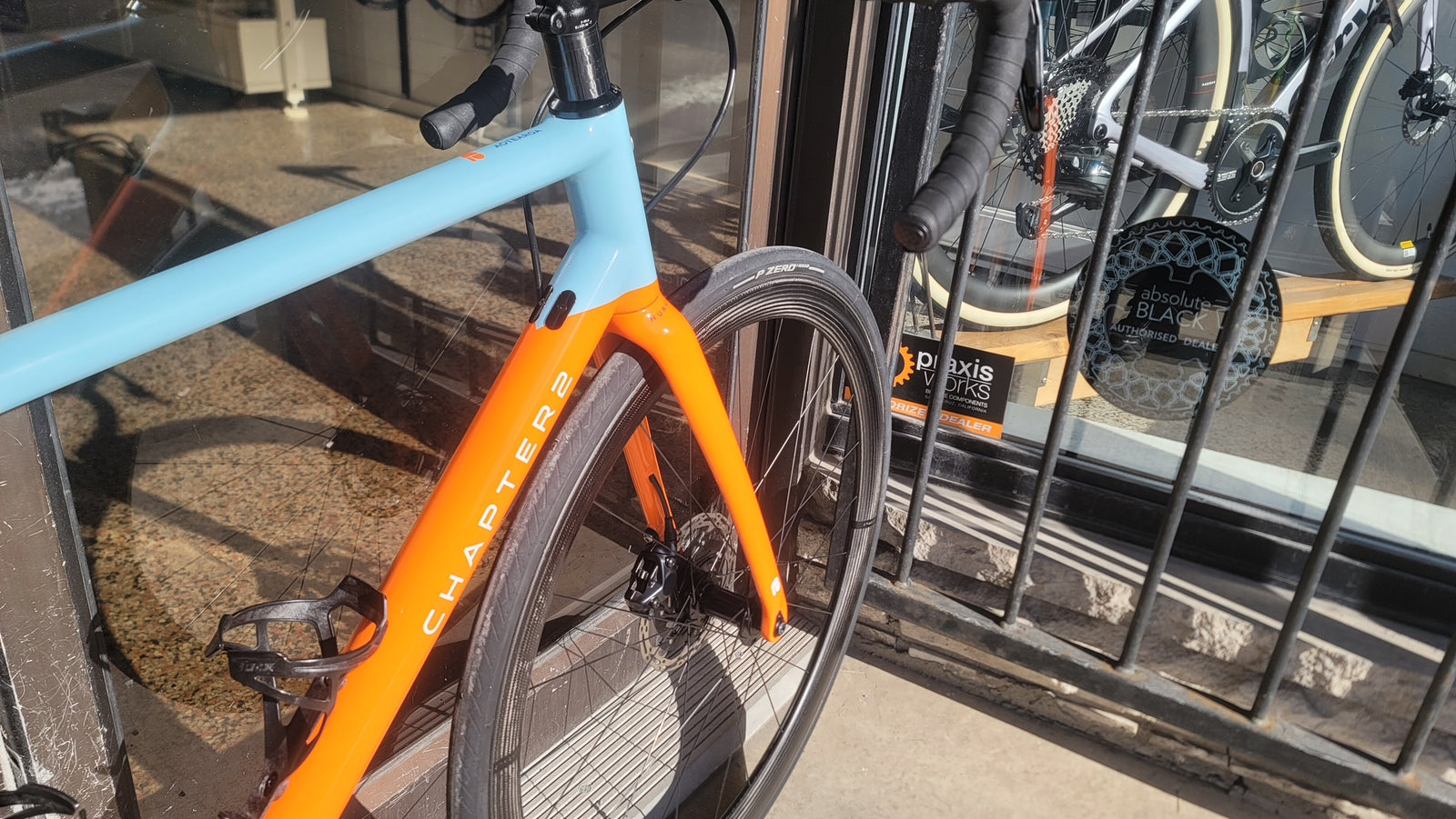 CHAPTER2 HURU À DISQUE ORANGE + BLEU (GT40) MEDIUM - FORCE AXS ROUES FALCON MAGLIA