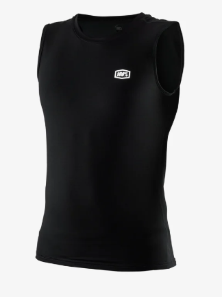 Maillot de base 100% Basecamp sans manches, noir, Small