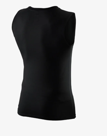 Maillot de base 100% Basecamp sans manches, noir, Small