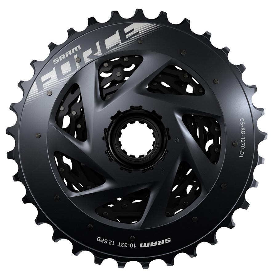 SRAM, XG-1270, Cassette, Silver, Speed: 12, 10-33T