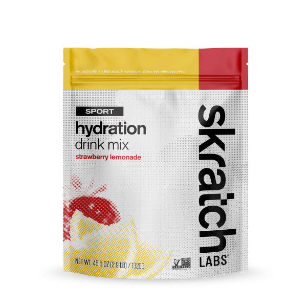 Skratch Labs Sport Hydration Drink Mix - Strawberry Lemonade, 60-Serving Resealable Pouch
