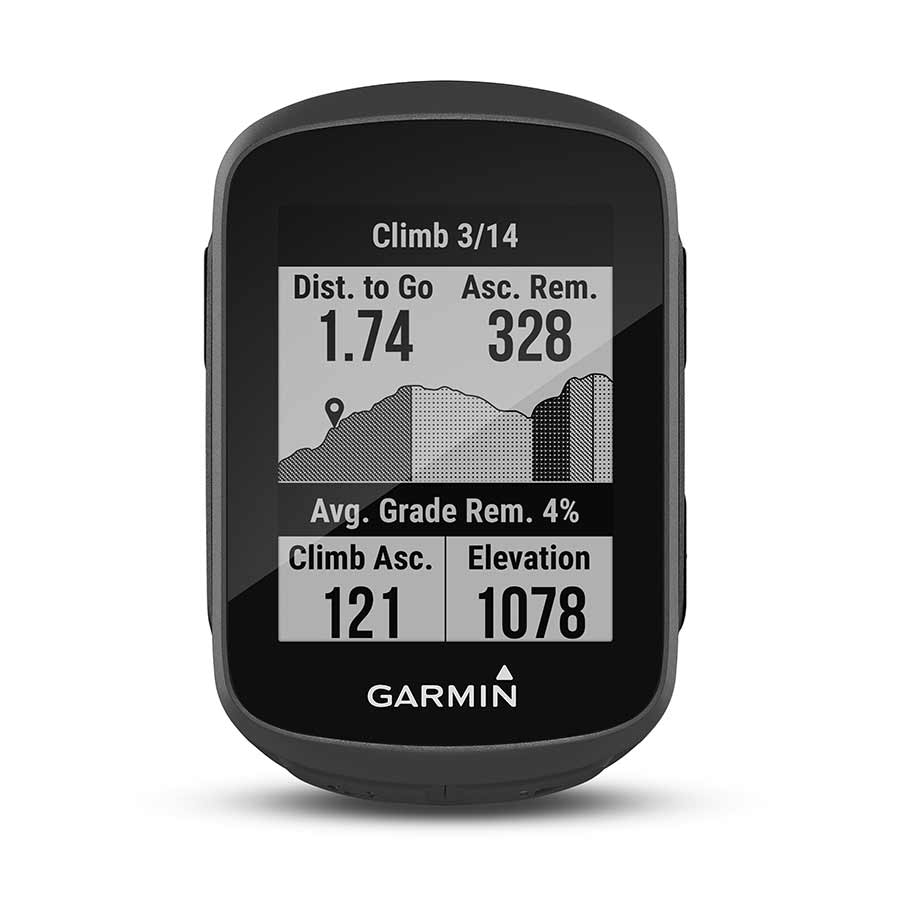 GARMIN, EDGE 130 PLUS BUNDLE, CYCLOMÈTRE GPS, FRÉQUENCES CARDIAQUES, NOIR
