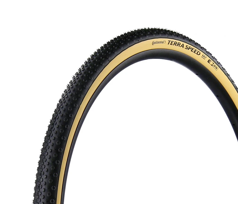 PNEU CONTINENTAL TERRASPEED 650b x 35 Crème Flancs pliables ProTection TR Black Chili