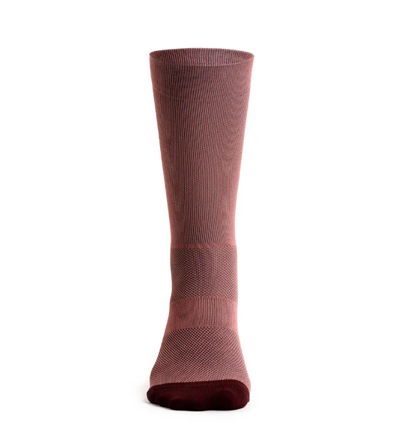 7MESH WORD SOCKS 6 inches UNISEX DUSTY ROSE SMALL