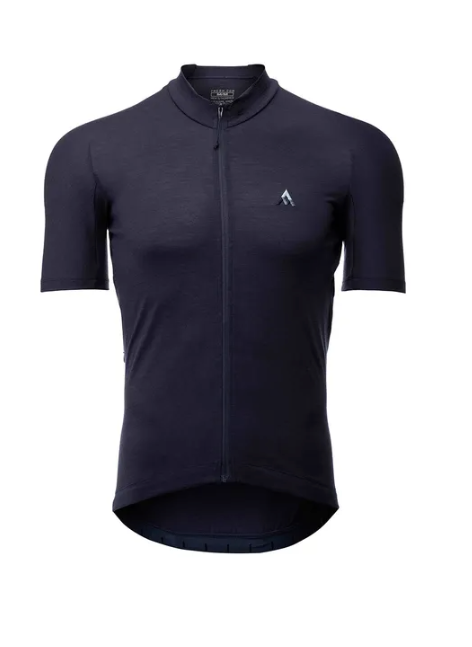 ASHLU MERINO JERSEY SS MEN'S - ECLIPSE MEDIUM
