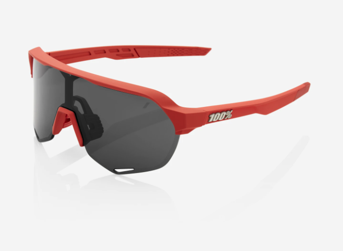 Lunette de soleil 100% - S2 - Monture Corail - Verre fumé
