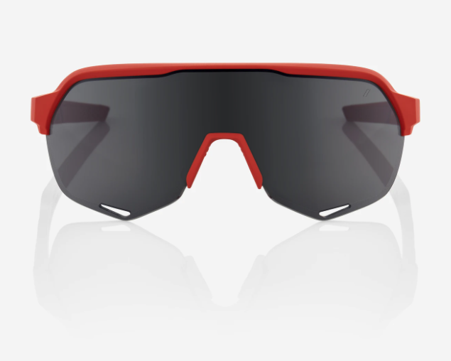 Lunette de soleil 100% - S2 - Monture Corail - Verre fumé