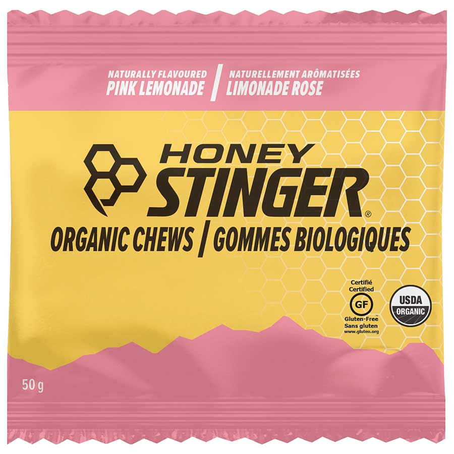 Honey Stinger, Organic, Jujubes energetiques, Boite de 12 x 50g, Limonade