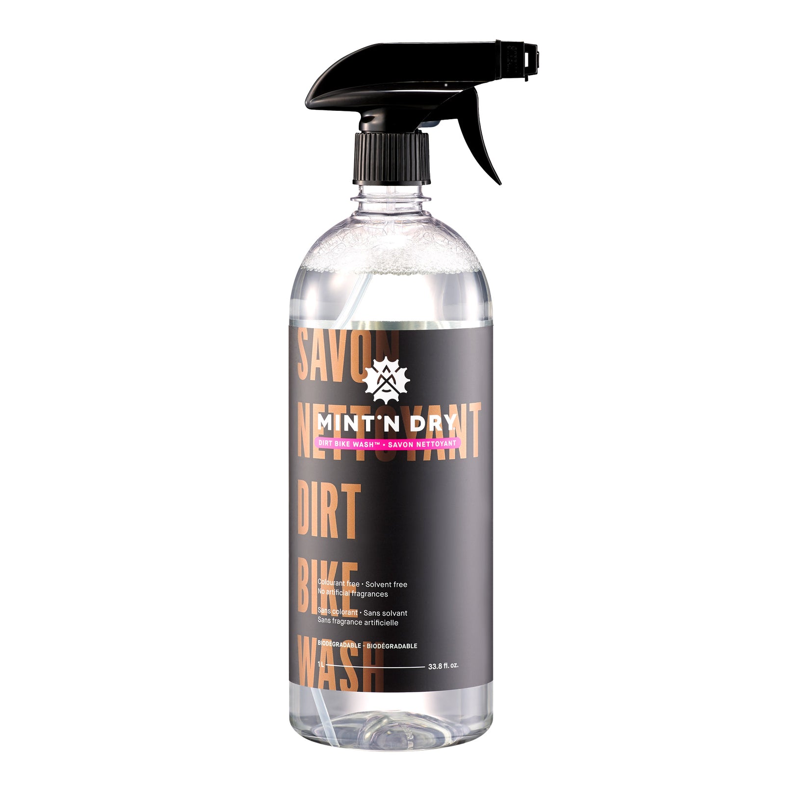 MINT'N DRY, SAVON NETTOYANT POUR LA BOUE (MUD BIKE WASH) - 946ml