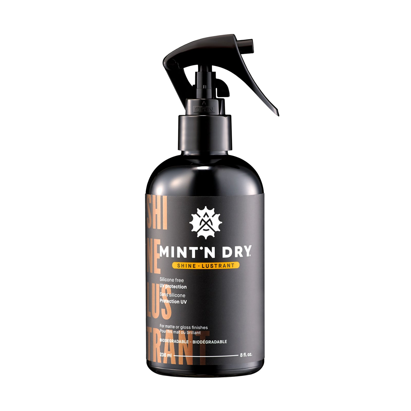 MINT'N DRY, LUSTRANT À VÉLO, BIKE SHINE 236ml