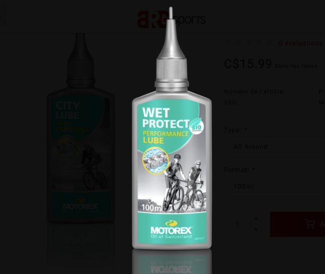 MOTOREX DRY POWER LUBE 100ml