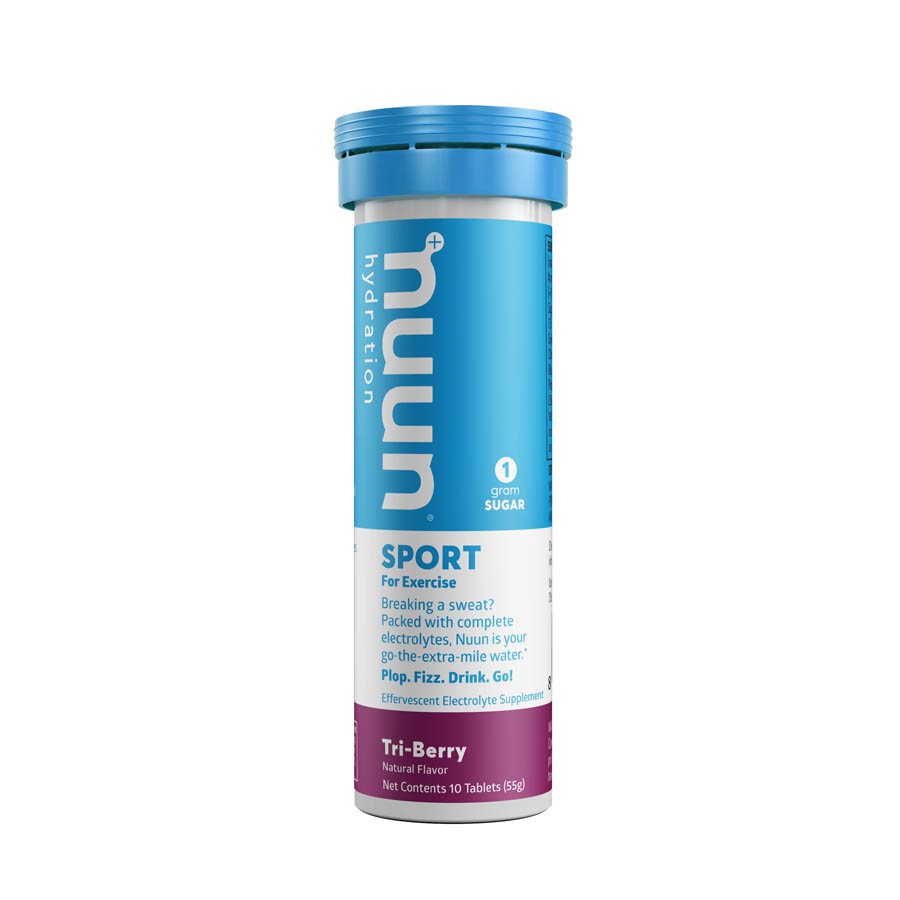 Nuun, Sport, Poudre, Tri-Berry, 10 portions