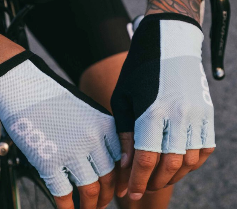 POC Essential Road Short Gloves, Apophyllite Mesh, Multi Green, S/ML