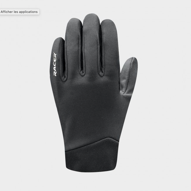 Racer - Long Softshell Winter Cycling Gloves, Unisex, Rafale