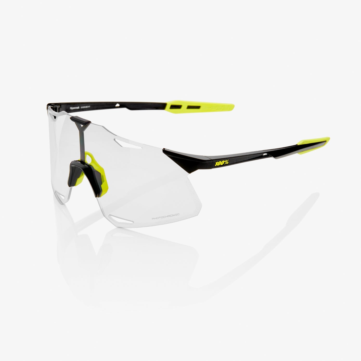 Lunettes de soleil 100% HYPERCRAFT - Gloss Black - Photochromic Lens