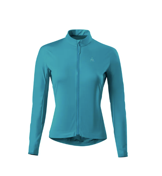 7MESH SYNERGY JERSEY LS WOMEN - AQUA X-SMALL