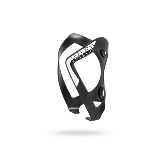 PRO BOTTLE CAGE Alloy Bottle Cage, Black w/Grey